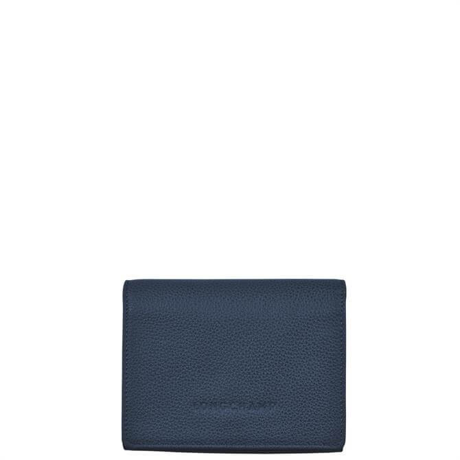 Longchamp Le Foulonné Navy Compact Wallet